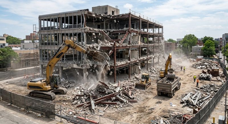 Factory Demolition in Houston, TX