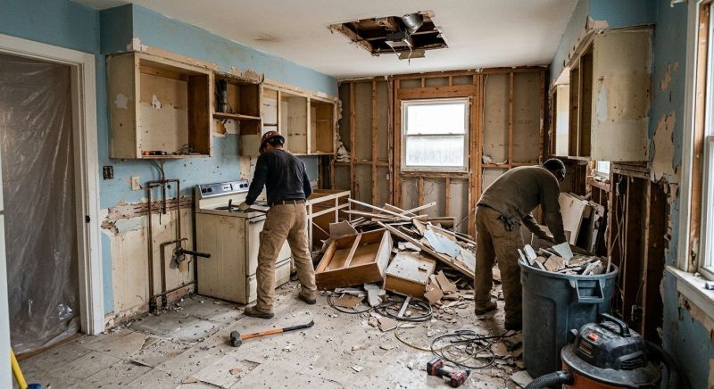 Interior Renovation Demolition in Bergen County, NJ