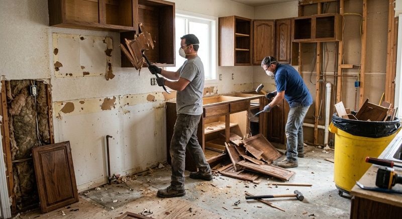 Kitchen Demolition in Bergen County, NJ