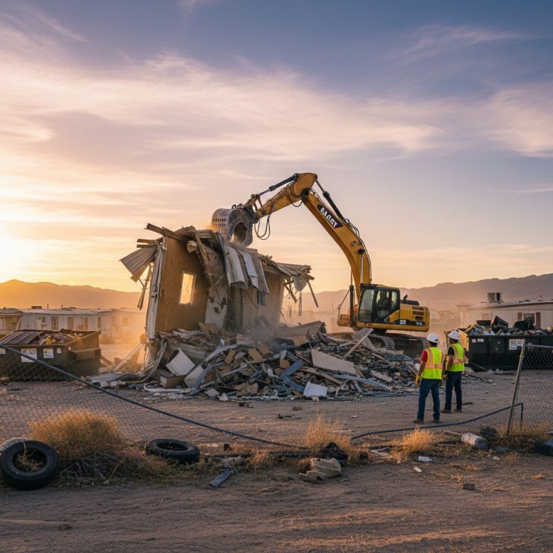 Modular Home Demolition in Sacramento, CA