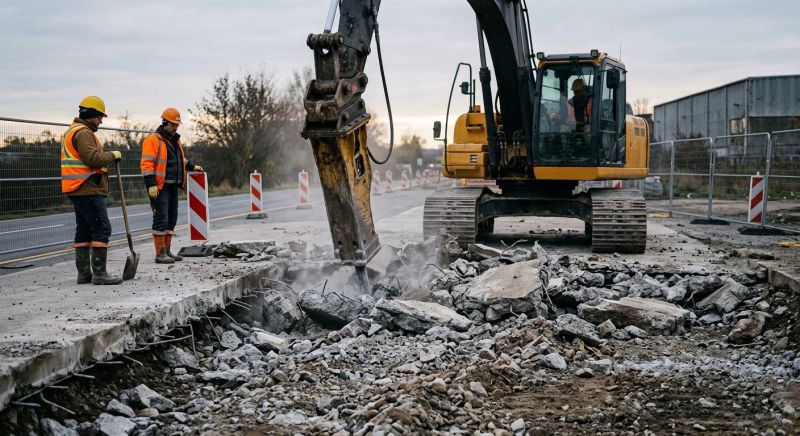 Pavement Demolition in Bergen County, NJ
