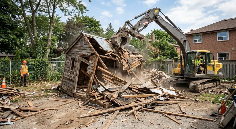Shed Demolition in Sacramento, CA