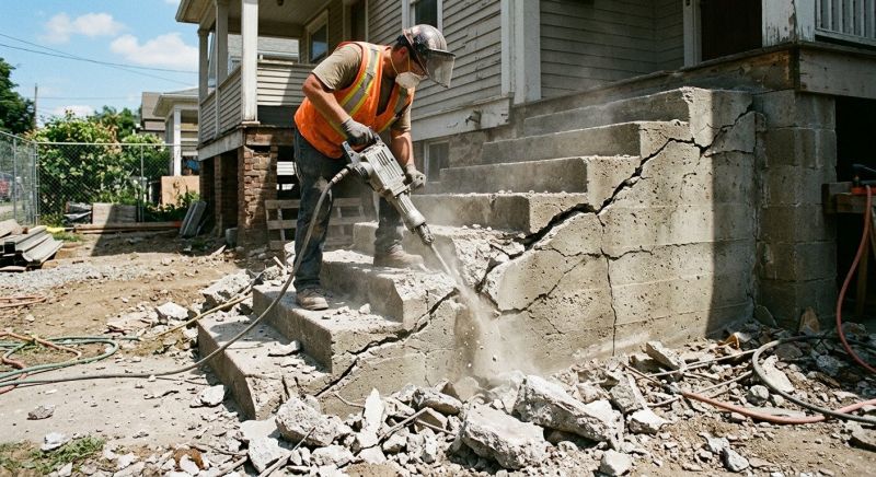 Terrace Demolition in Bergen County, NJ